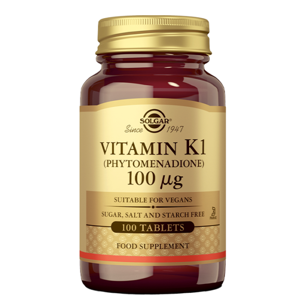 SOLGAR Vitamin K1 100mcg, tablete a100