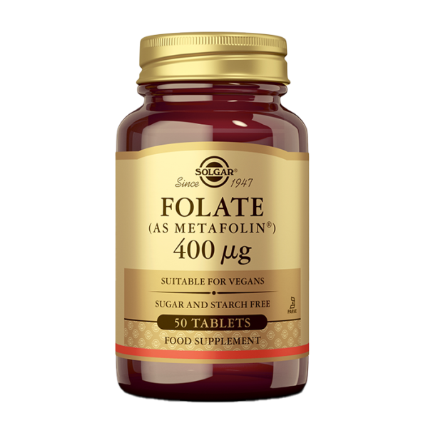 SOLGAR Folat 400mcg, tablete a50