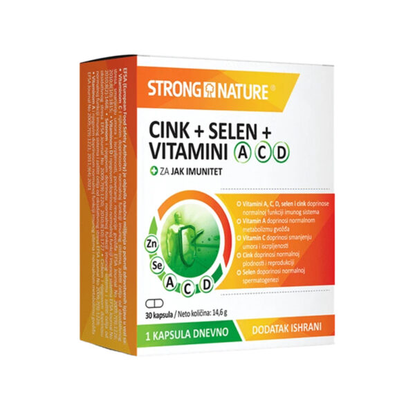Strong Nature - Cink+Selen+Vitamini A C D - Image 2