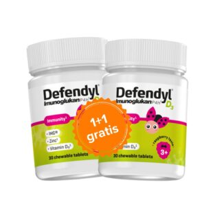 Defendyl Imunoglukan d3 junior 1+1 gratis