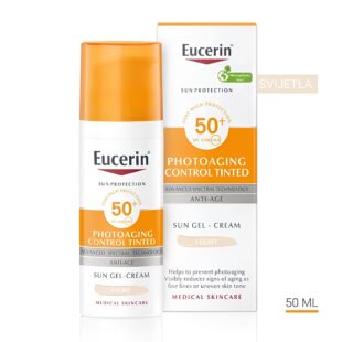 Eucerin SUN tonirana krema za lice sa SPF50 svijetla nijansa