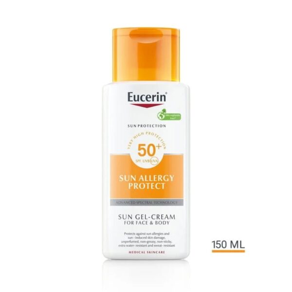 Eucerin Sun Krema gel za zaštitu kože osjetljive na sunce SPF50