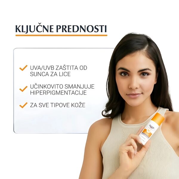 Eucerin Sun Pigment Control fluid za zaštitu kože lica od sunca SPF50 - Image 2