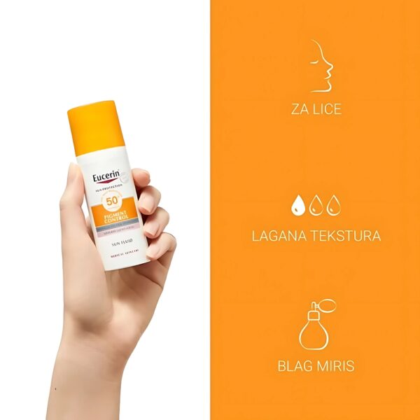 Eucerin Sun Pigment Control fluid za zaštitu kože lica od sunca SPF50 - Image 4