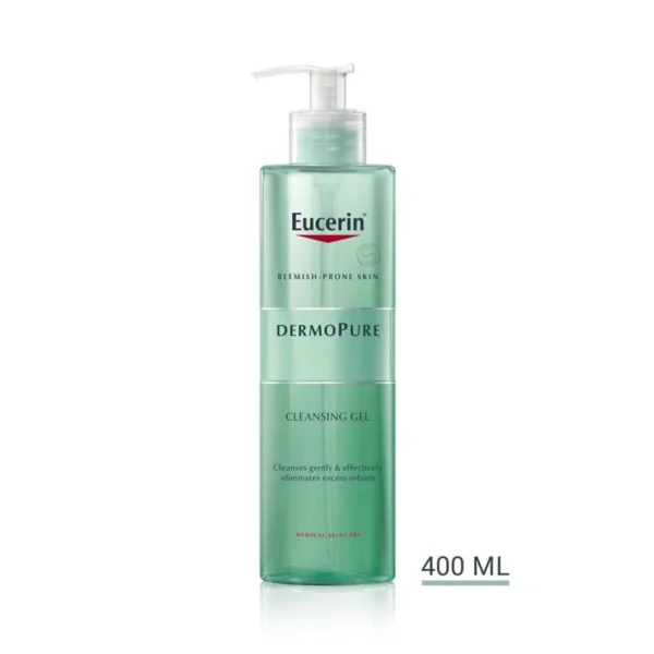 EUCERIN DERMOPURE Gel za čišćenje lica 400 ml